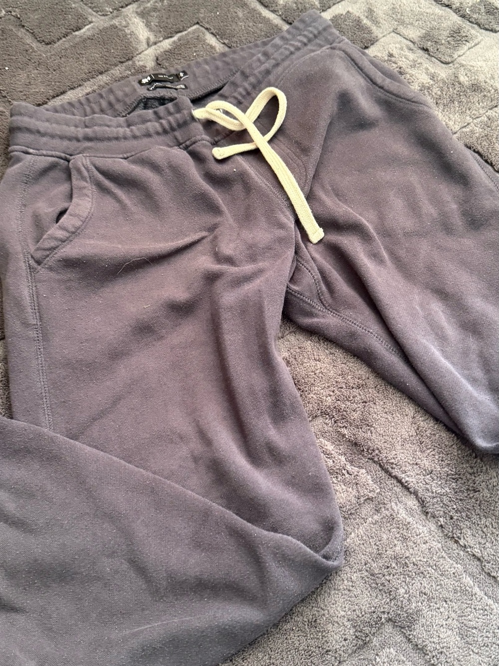 Navy blue Sweatpants with Drawstring